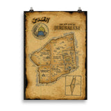 Al Quds Old Jerusalem Poster