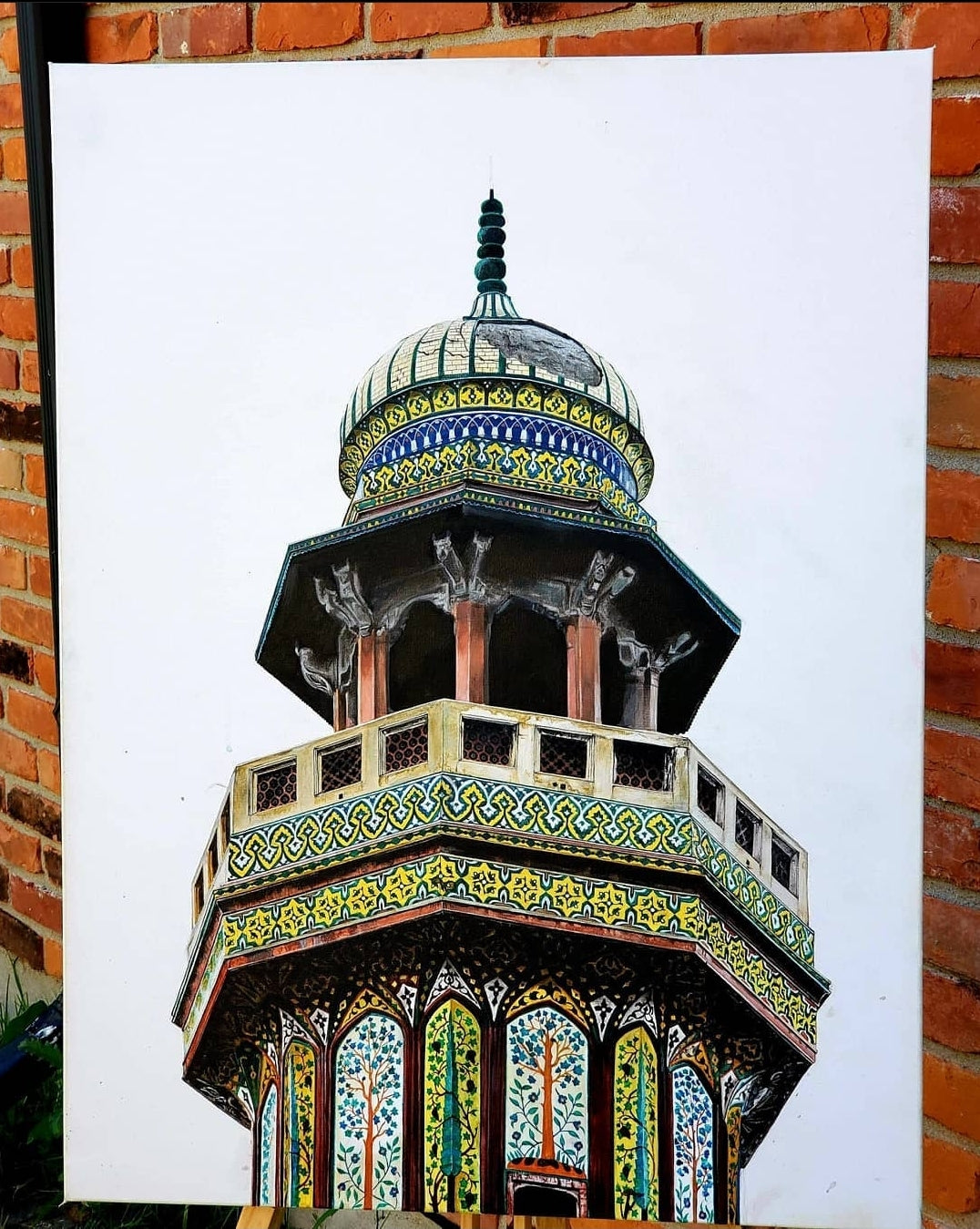 Original Wazir Khan Mosque Minaret