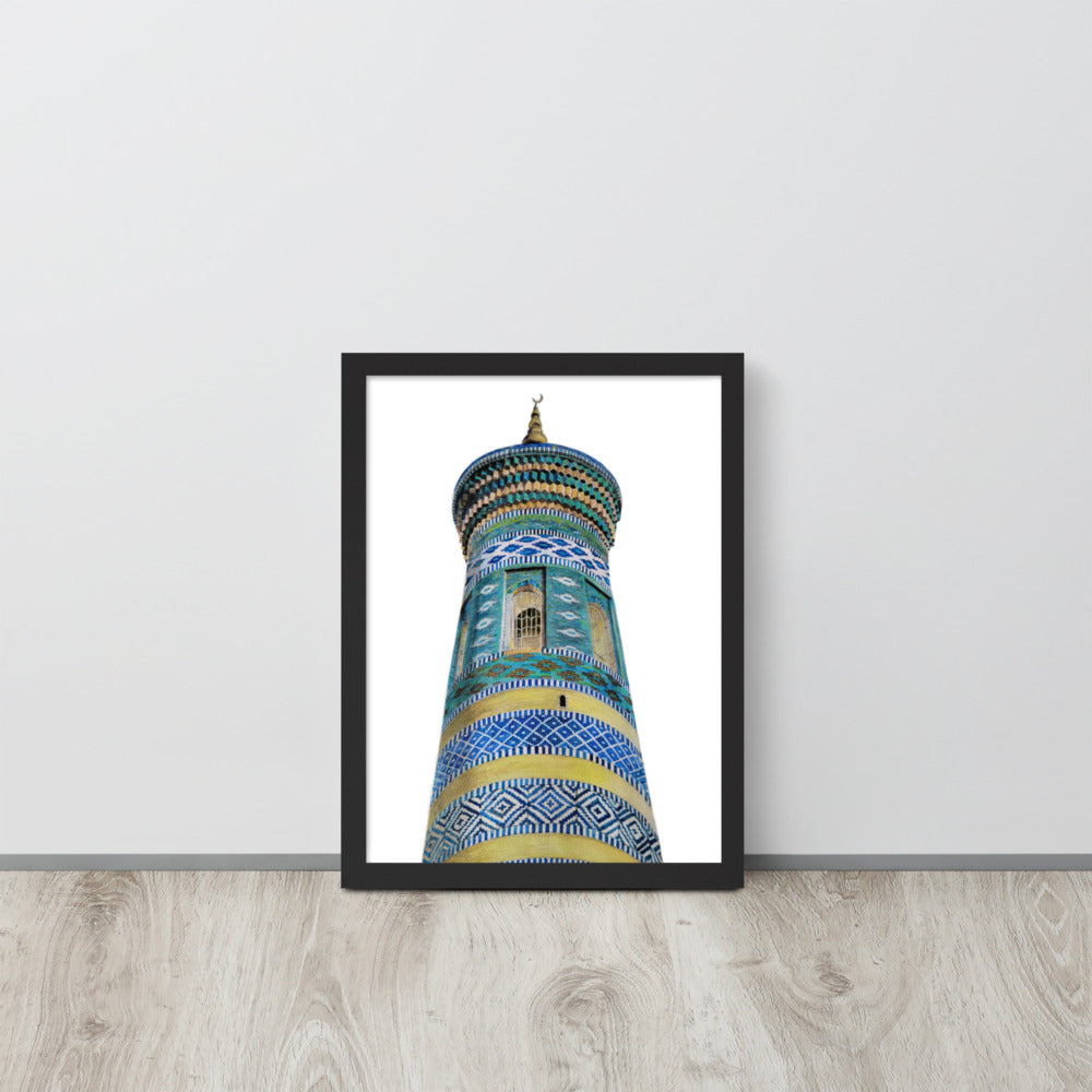 Islam Khodja Minaret Framed poster