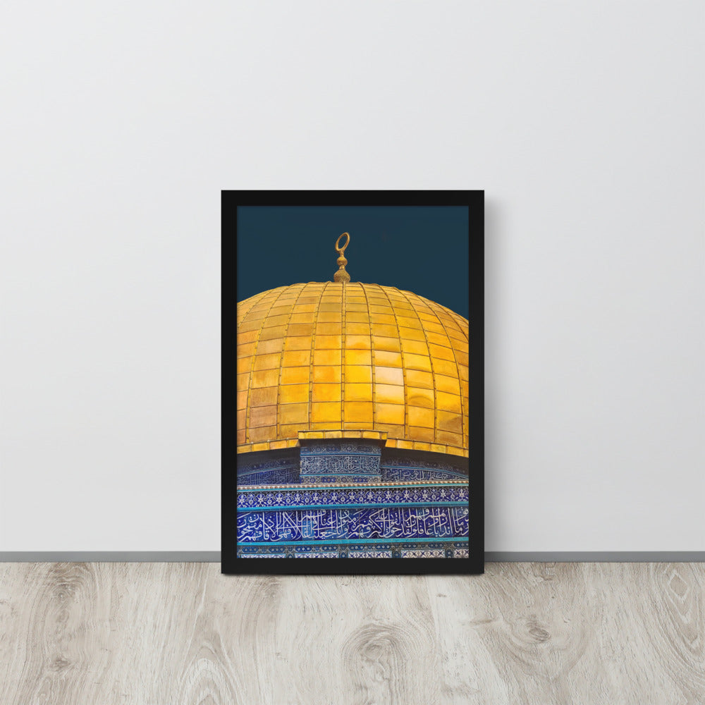 Dome of the Rock Framed poster