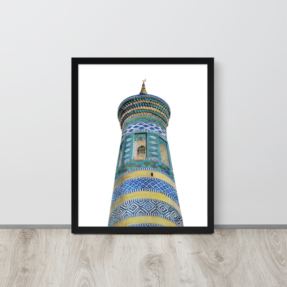 Islam Khodja Minaret Framed poster