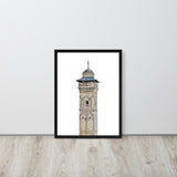 Great Mosque of Aleppo Minaret Framed Poster