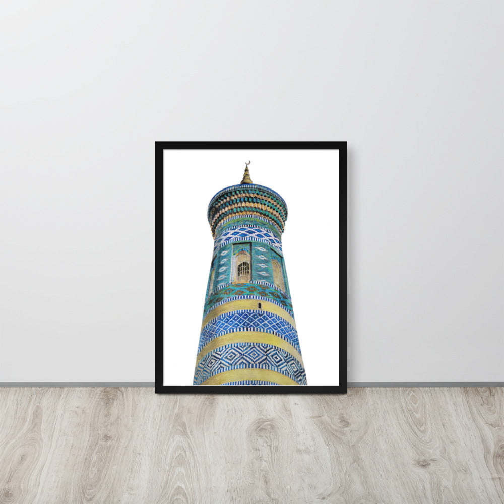 Islam Khodja Minaret Framed poster