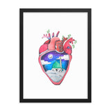 "What's in Your Heart?" Madinah Framed Poster