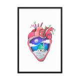 "What's in Your Heart?" Madinah Framed Poster