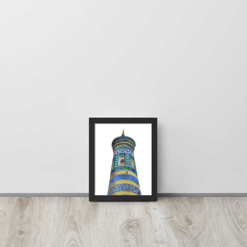 Islam Khodja Minaret Framed poster