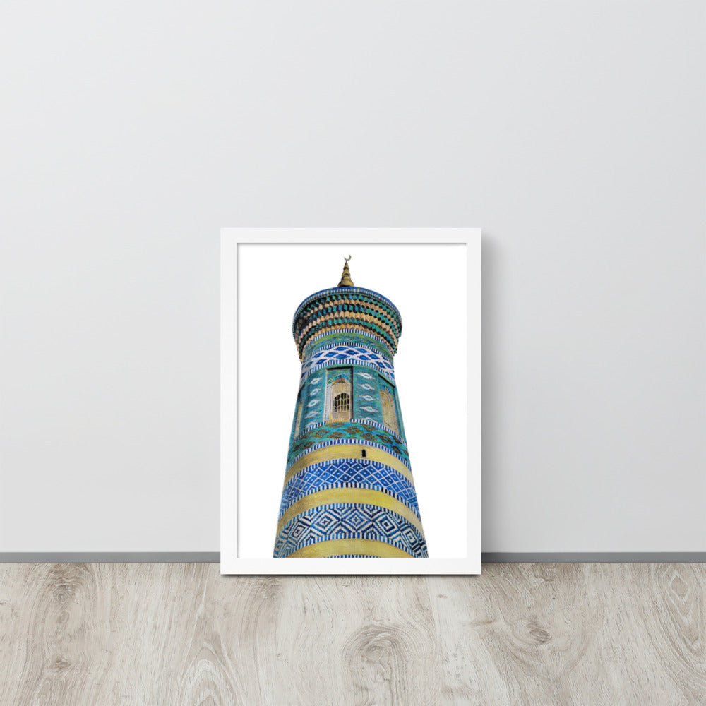 Islam Khodja Minaret Framed poster