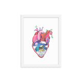 "What's in Your Heart?" Makkah Framed Poster