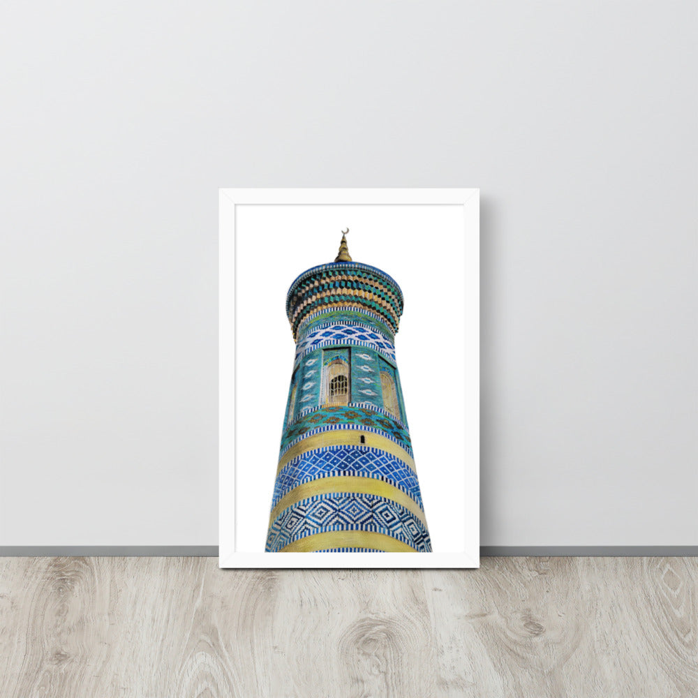 Islam Khodja Minaret Framed poster