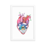 "What's in Your Heart?" Makkah Framed Poster
