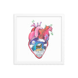 "What's in Your Heart?" Makkah Framed Poster