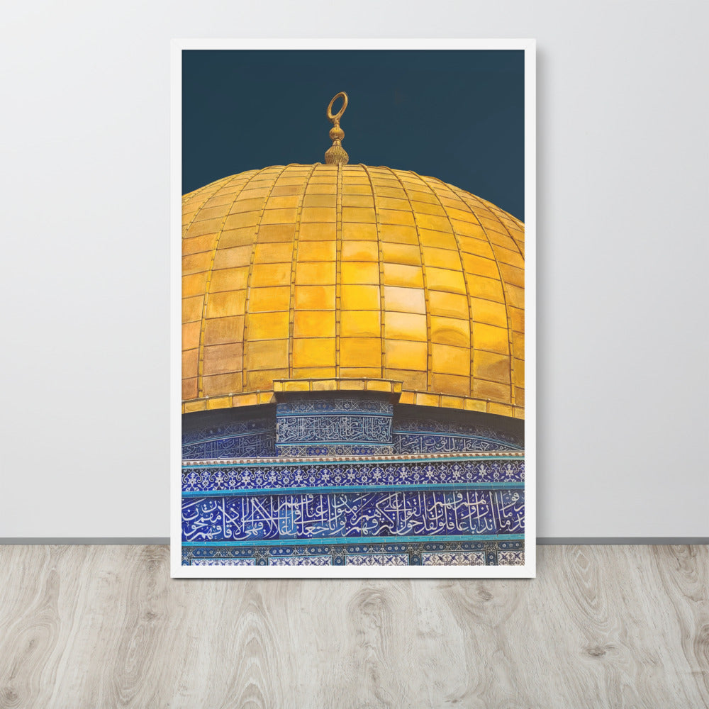 Dome of the Rock Framed poster