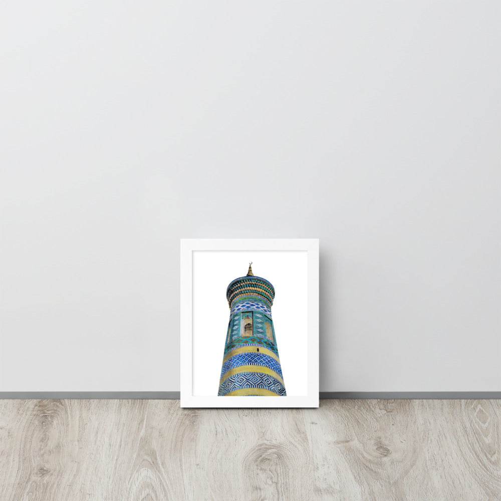 Islam Khodja Minaret Framed poster