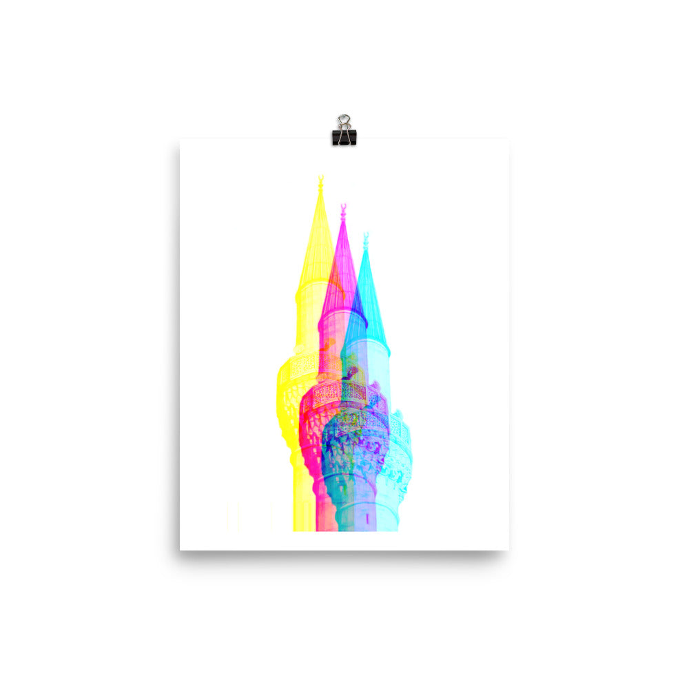 Minaret Glitch Poster