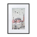 Hagia Sophia Matte Paper Framed Poster With Mat