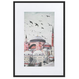 Hagia Sophia Matte Paper Framed Poster With Mat