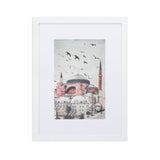 Hagia Sophia Matte Paper Framed Poster With Mat