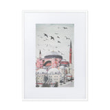 Hagia Sophia Matte Paper Framed Poster With Mat