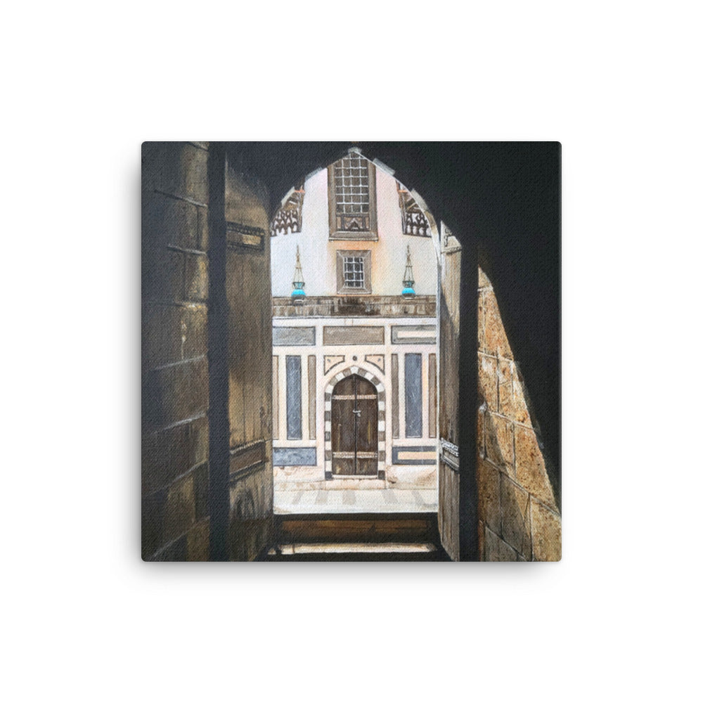 Old Cairo Doorway Canvas