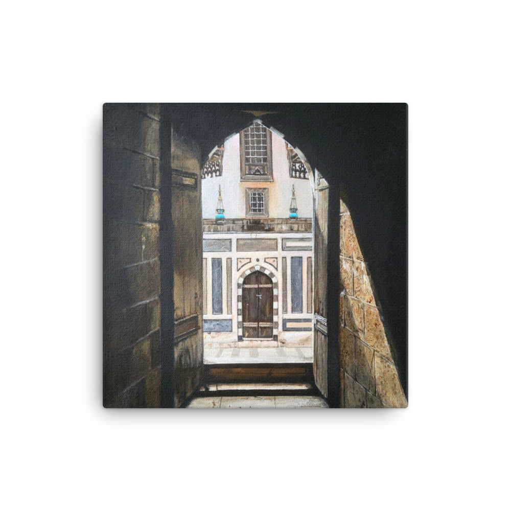 Old Cairo Doorway Canvas