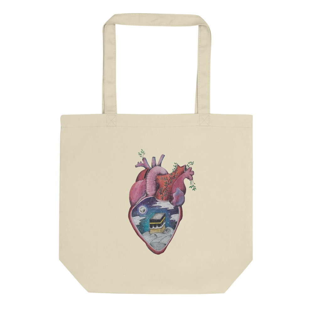 "What's in Your Heart? Makkah" Eco Tote Bag