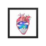 "What's in Your Heart?" Madinah Framed Poster