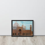 Badshahi Mosque Blue Sky Framed poster