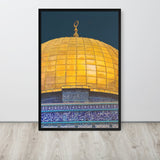 Dome of the Rock Framed poster