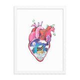 "What's in Your Heart?" Makkah Framed Poster