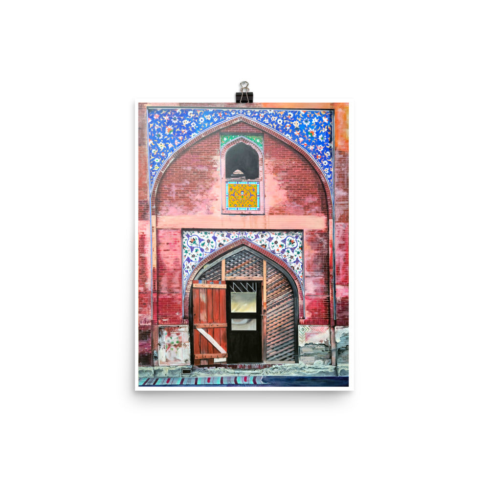 Wazir Khan Mosque Doorway Poster