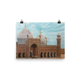 Badshahi Mosque Blue Sky Poster