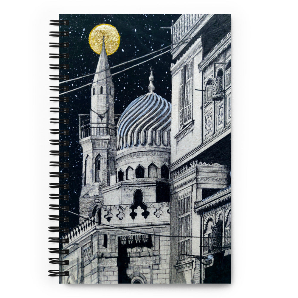 Cairo Nights Spiral notebook